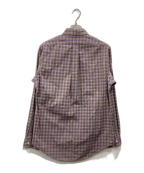 RALPH LAUREN（ラルフローレン）RALPH LAUREN (ラルフローレン) チェックBDシャツ パープル×グリーン サイズ:Mの古着・服飾アイテム