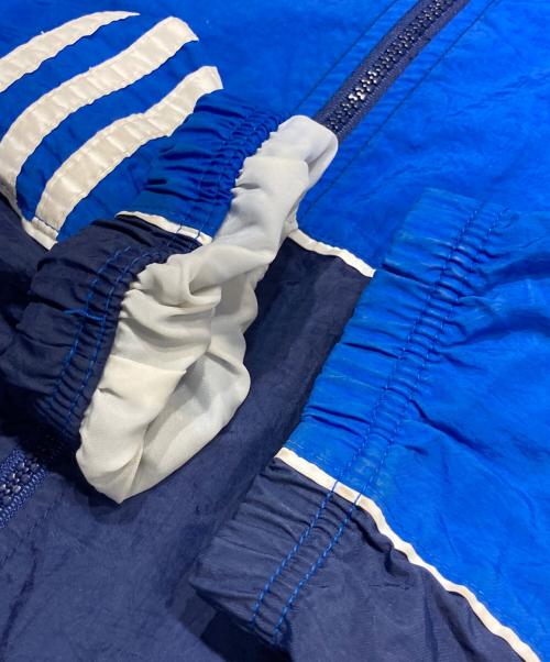 adidas（アディダス）adidas (アディダス) ナイロンジャケット ブルー サイズ:Lの古着・服飾アイテム