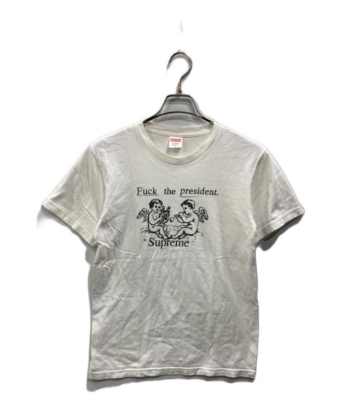 SUPREME（シュプリーム）Supreme (シュプリーム) Fuck the President tee ホワイト サイズ:Sの古着・服飾アイテム