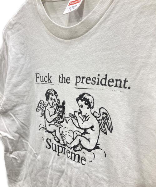 SUPREME（シュプリーム）Supreme (シュプリーム) Fuck the President tee ホワイト サイズ:Sの古着・服飾アイテム