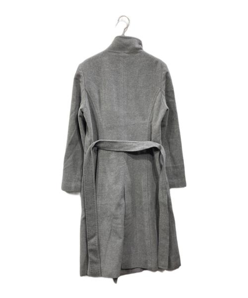 Blue Streak（-）Blue Streak (-) アンゴラブレンドロングコート グレー サイズ:11の古着・服飾アイテム