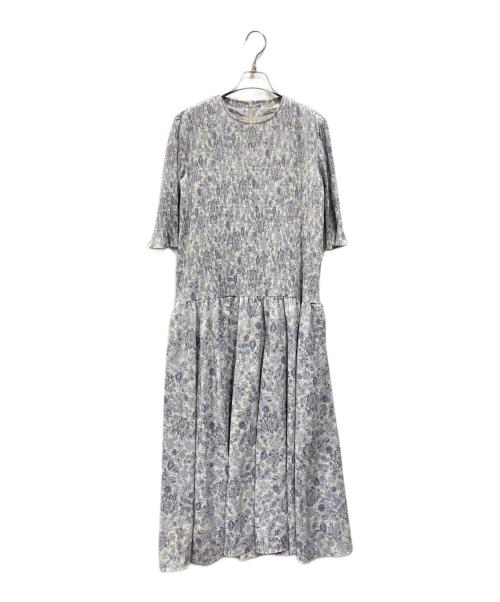 CLANE（クラネ）CLANE (クラネ) 総柄ワンピース ブルー サイズ:1の古着・服飾アイテム