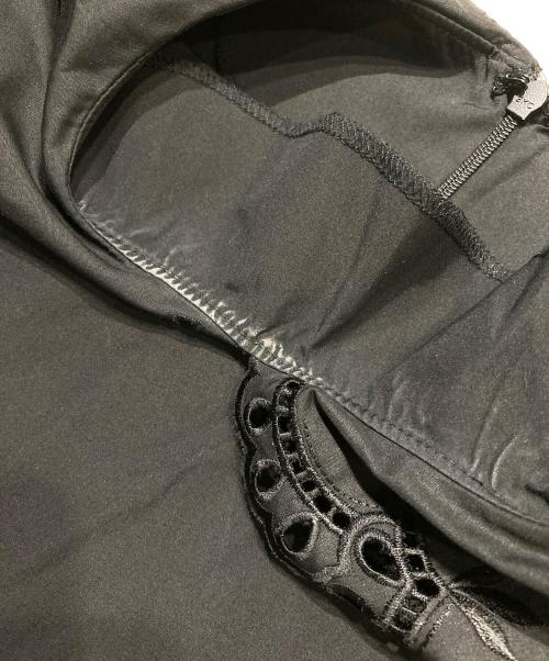 machatt（マチャット）machatt (マチャット) レースカラーブラウス ブラック サイズ:Freeの古着・服飾アイテム