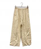 BALLSEYボールジィ）の古着「セルロースナイロンツイル イージーワイドパンツ」｜ベージュ
