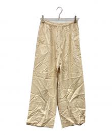 BALLSEY（ボールジィ）の古着「セルロースナイロンツイル イージーワイドパンツ」｜ベージュ