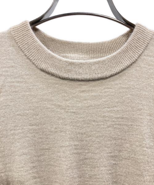 CASA FLINE（カーサフライン）CASA FLINE (カーサフライン) ニットワンピース ベージュ サイズ:Fの古着・服飾アイテム
