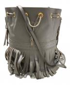 J&M DAVIDSONジェイ＆エム デヴィッドソン）の古着「フリンジ カーニバル ショルダーバッグ」｜グレージュ