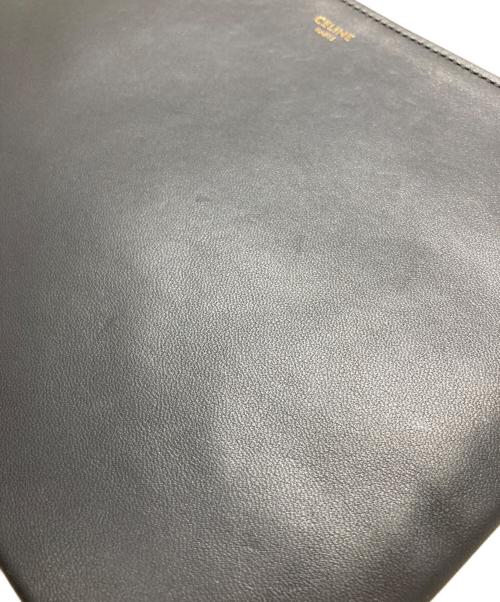 CELINE（セリーヌ）CELINE (セリーヌ) ラージ トリオ ショルダーバッグ グレー サイズ:-の古着・服飾アイテム