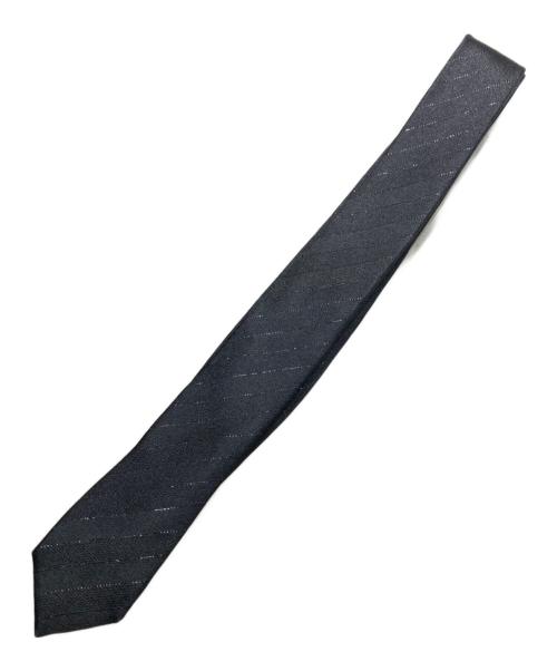 CELINE（セリーヌ）CELINE (セリーヌ) シルクネクタイ ブラック サイズ:表記なしの古着・服飾アイテム