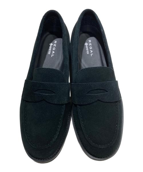 REGAL（リーガル）REGAL (リーガル) スエードローファー ブラック サイズ:24cmの古着・服飾アイテム