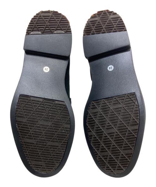 REGAL（リーガル）REGAL (リーガル) スエードローファー ブラック サイズ:24cmの古着・服飾アイテム