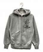 TED COMPANYテッドカンパニー）の古着「ダブルジップパーカー」｜グレー