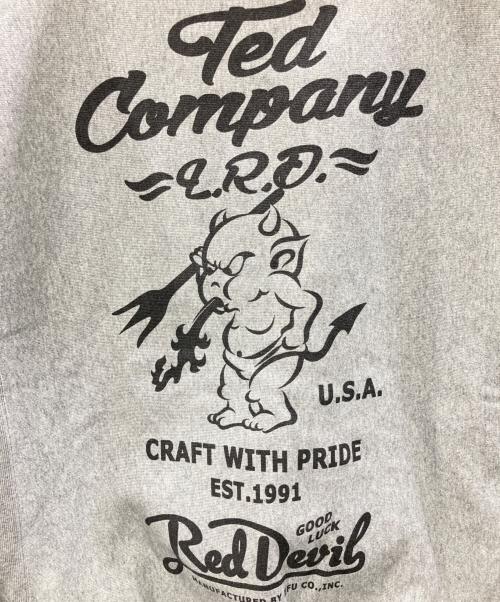 TED COMPANY（テッドカンパニー）TED COMPANY (テッドカンパニー) ダブルジップパーカー グレー サイズ:Mの古着・服飾アイテム