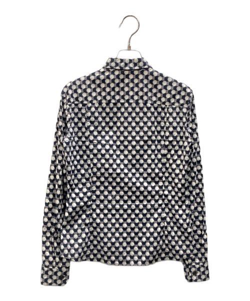 GUCCI（グッチ）GUCCI (グッチ) 総柄シャツ グレー サイズ:Lの古着・服飾アイテム
