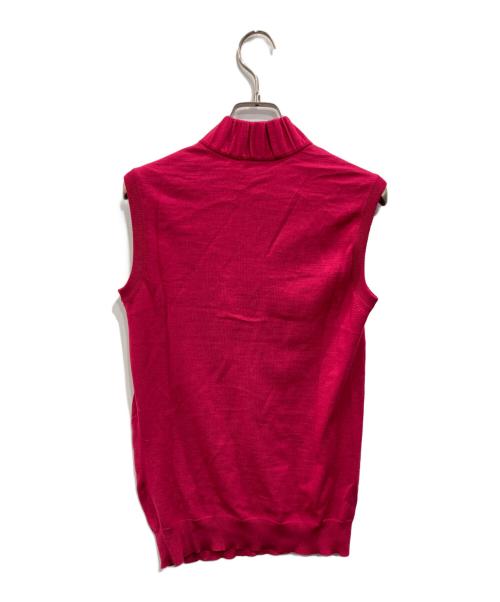 CELINE（セリーヌ）CELINE (セリーヌ) ボウタイN/Sニット レッド サイズ:Sの古着・服飾アイテム