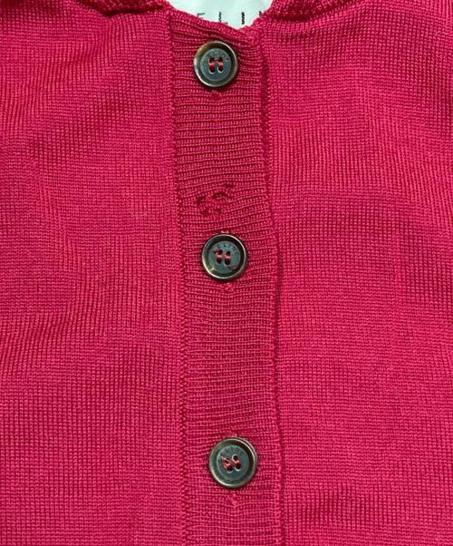 CELINE（セリーヌ）CELINE (セリーヌ) ボウタイN/Sニット レッド サイズ:Sの古着・服飾アイテム