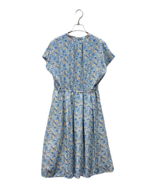 MACKINTOSH PHILOSOPHY（マッキントッシュ フィロソフィー）MACKINTOSH PHILOSOPHY (マッキントッシュ フィロソフィー) マルチフラワープリントワンピース ブルー サイズ:36の古着・服飾アイテム