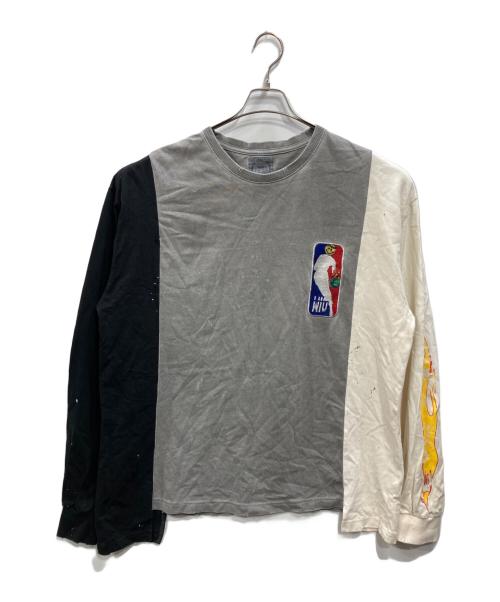 SOMEIT（サミット）SOMEIT (サミット) ダメージ加工ドッキングカットソー マルチカラー サイズ:SIZE XLの古着・服飾アイテム