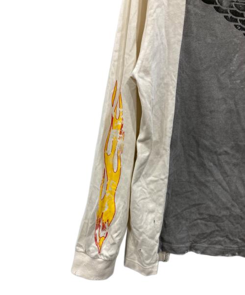 SOMEIT（サミット）SOMEIT (サミット) ダメージ加工ドッキングカットソー マルチカラー サイズ:SIZE XLの古着・服飾アイテム