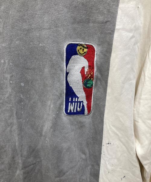 SOMEIT（サミット）SOMEIT (サミット) ダメージ加工ドッキングカットソー マルチカラー サイズ:SIZE XLの古着・服飾アイテム
