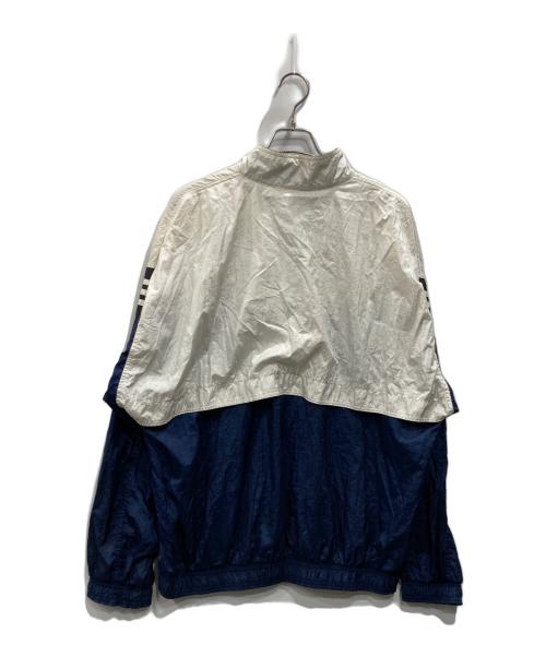 adidas（アディダス）adidas (アディダス) ナイロンジャケット ネイビー サイズ:XLの古着・服飾アイテム