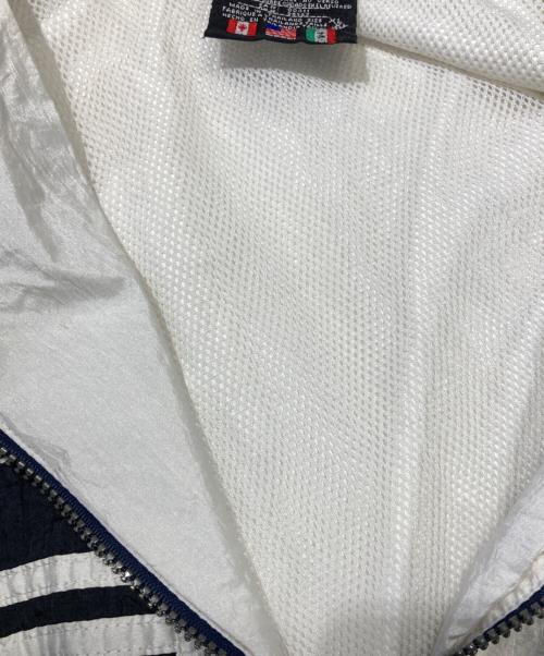 adidas（アディダス）adidas (アディダス) ナイロンジャケット ネイビー サイズ:XLの古着・服飾アイテム