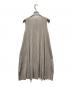 PLEATS PLEASE (プリーツプリーズ) ノースリーブワンピース グレー サイズ:3：18000円