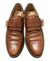 Salvatore Ferragamo (サルヴァトーレ フェラガモ) モンクストラップシューズ ブラウン サイズ:5C：4500円