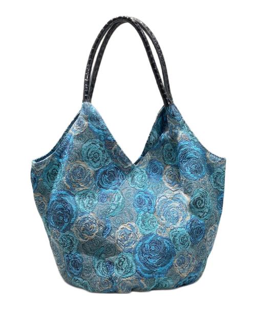 Think Bee!（シンクビー!）Think Bee! (シンクビー!) ネバーエンディングブルーローズバッグ ブルーの古着・服飾アイテム