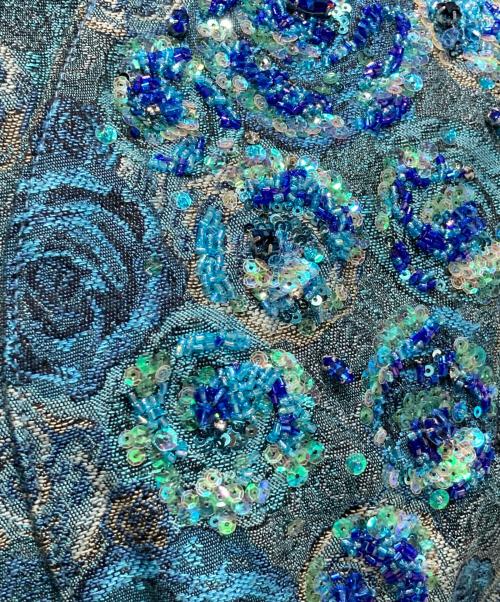 Think Bee!（シンクビー!）Think Bee! (シンクビー!) ネバーエンディングブルーローズバッグ ブルーの古着・服飾アイテム