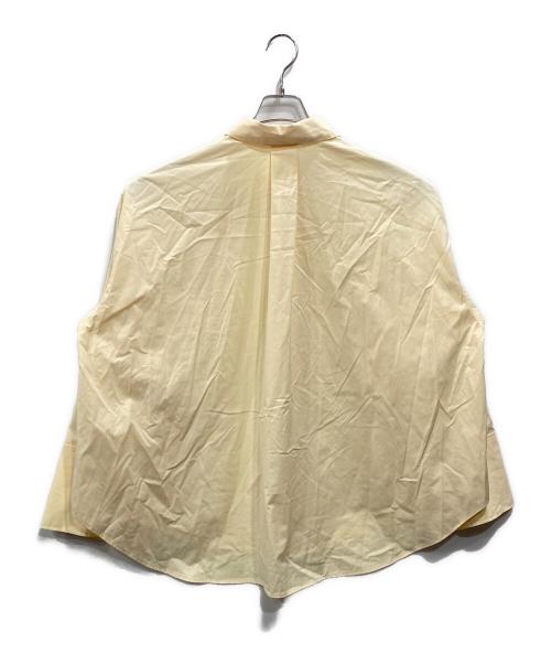 FRAY ID（フレイ アイディー）FRAY ID (フレイ アイディー) スリットスリーブボックスシャツ イエロー サイズ:Fの古着・服飾アイテム