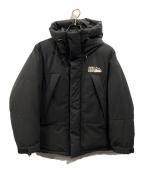 FIRST DOWNファーストダウン）の古着「パネルショートダウンジャケット」｜ブラック