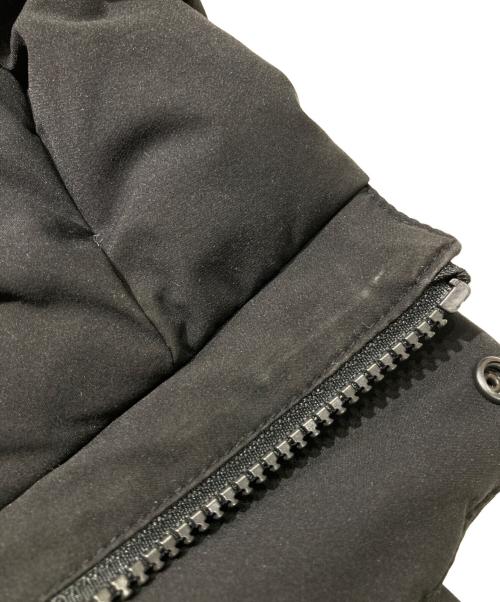 FIRST DOWN（ファーストダウン）FIRST DOWN (ファーストダウン) パネルショートダウンジャケット ブラック サイズ:Sの古着・服飾アイテム