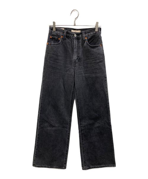 LEVI'S PReMIUM（リーバイス プレミアム）LEVI'S PReMIUM (リーバイスプレミアム) RIBCAGE WIDE LEG ジーンズ ブラック サイズ:25の古着・服飾アイテム
