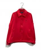 FRED PERRYフレッドペリー）の古着「Jersey Coach JKT JAPAN LIMITED」｜レッド