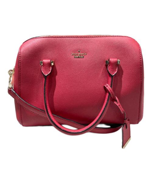 Kate Spade（ケイトスペード）Kate Spade (ケイトスペード) 2WAYバッグ レッドの古着・服飾アイテム