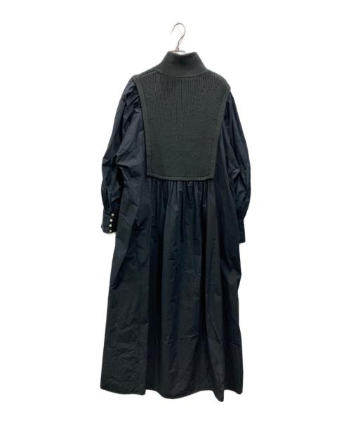 ETRE TOKYO（エトレトウキョウ）ETRE TOKYO (エトレトウキョウ) 切替ワンピース ネイビー サイズ:Fの古着・服飾アイテム