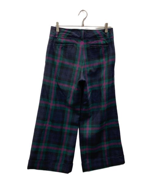 tricot COMME des GARCONS（トリココムデギャルソン）tricot COMME des GARCONS (トリココムデギャルソン) チェックパンツ ネイビー サイズ:Mの古着・服飾アイテム