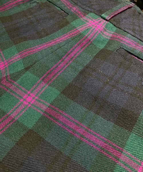 tricot COMME des GARCONS（トリココムデギャルソン）tricot COMME des GARCONS (トリココムデギャルソン) チェックパンツ ネイビー サイズ:Mの古着・服飾アイテム