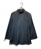 VALENTINOヴァレンティノ）の古着「デニムブラウス」｜インディゴ