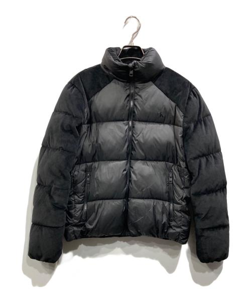 Calvin Klein Jeans（カルバンクラインジーンズ）Calvin Klein Jeans (カルバンクラインジーンズ) 中綿ジャケット ブラック サイズ:Sの古着・服飾アイテム