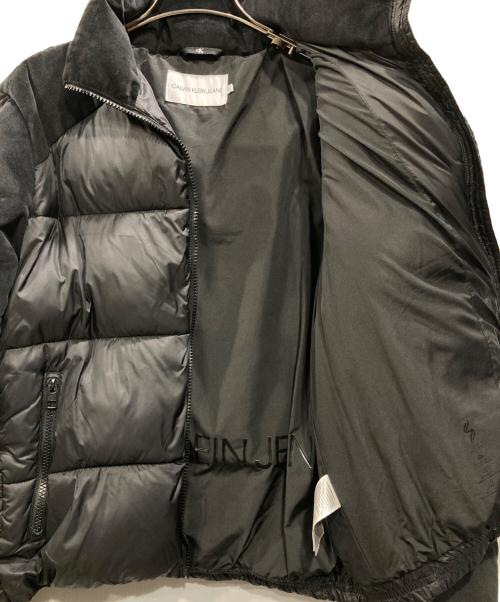 Calvin Klein Jeans（カルバンクラインジーンズ）Calvin Klein Jeans (カルバンクラインジーンズ) 中綿ジャケット ブラック サイズ:Sの古着・服飾アイテム