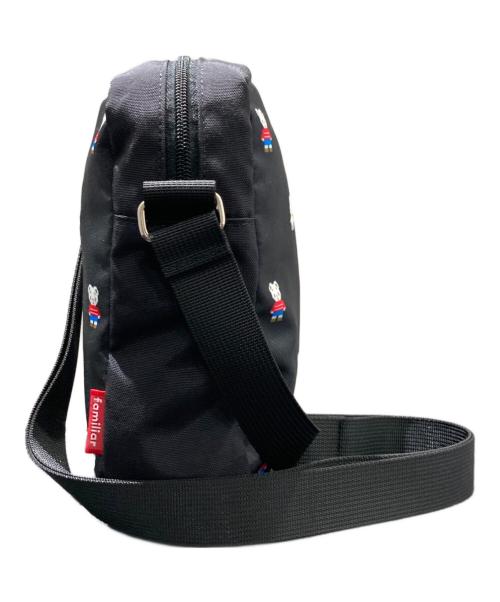 familiar（ファミリア）familiar (ファミリア) ピクセルアート柄ショルダーバッグ ブラックの古着・服飾アイテム