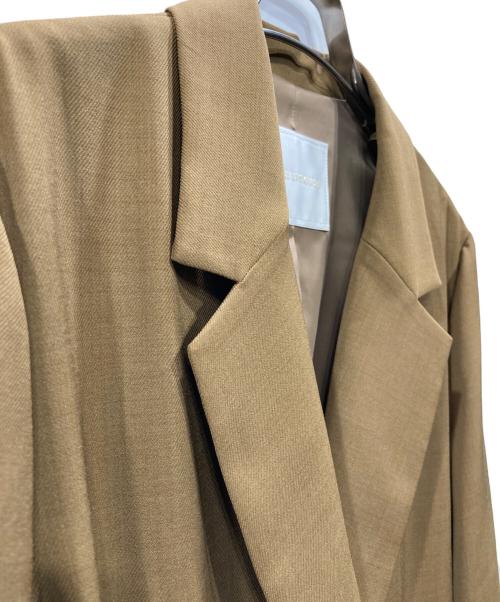 RIVE DROITE（リヴドロワ）RIVE DROITE (リヴドロワ) ストレッチツイルテーラードジャケット ブラウン サイズ:Freeの古着・服飾アイテム