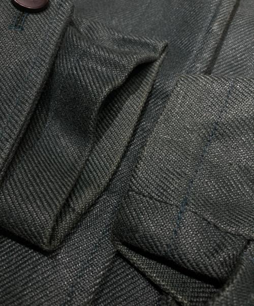 STEVEN ALAN（スティーブンアラン）STEVEN ALAN (スティーブンアラン) リネンステンカラーコート グリーン サイズ:Sの古着・服飾アイテム
