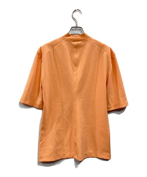 mukasa（ムカサ）MUKASA (ムカサ) リブネックトップス オレンジ サイズ:Mの古着・服飾アイテム