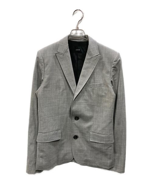 AKM（エーケーエム）AKM (エーケーエム) テーラードジャケット グレー サイズ:Mの古着・服飾アイテム