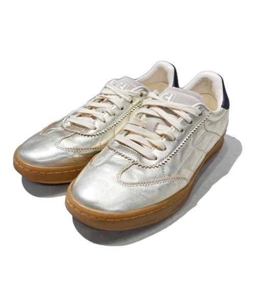 COLE HAAN（コールハーン）COLE HAAN (コールハーン) ローカットスニーカー ゴールド サイズ:24.5㎝の古着・服飾アイテム
