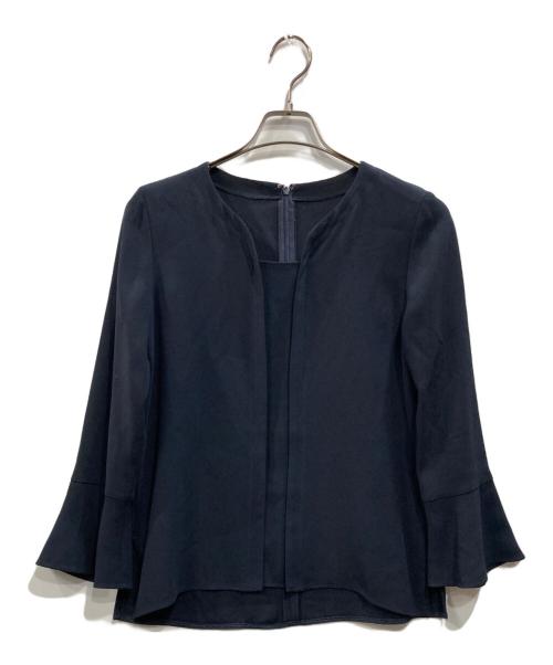 ANAYI（アナイ）ANAYI (アナイ) 長袖ブラウス ネイビー サイズ:Mの古着・服飾アイテム
