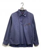 BLUE BLUEブルーブルー）の古着「プルオーバーシャツ」｜ブルー